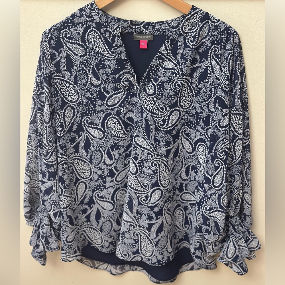 Vince Camuto Paisley Blouse